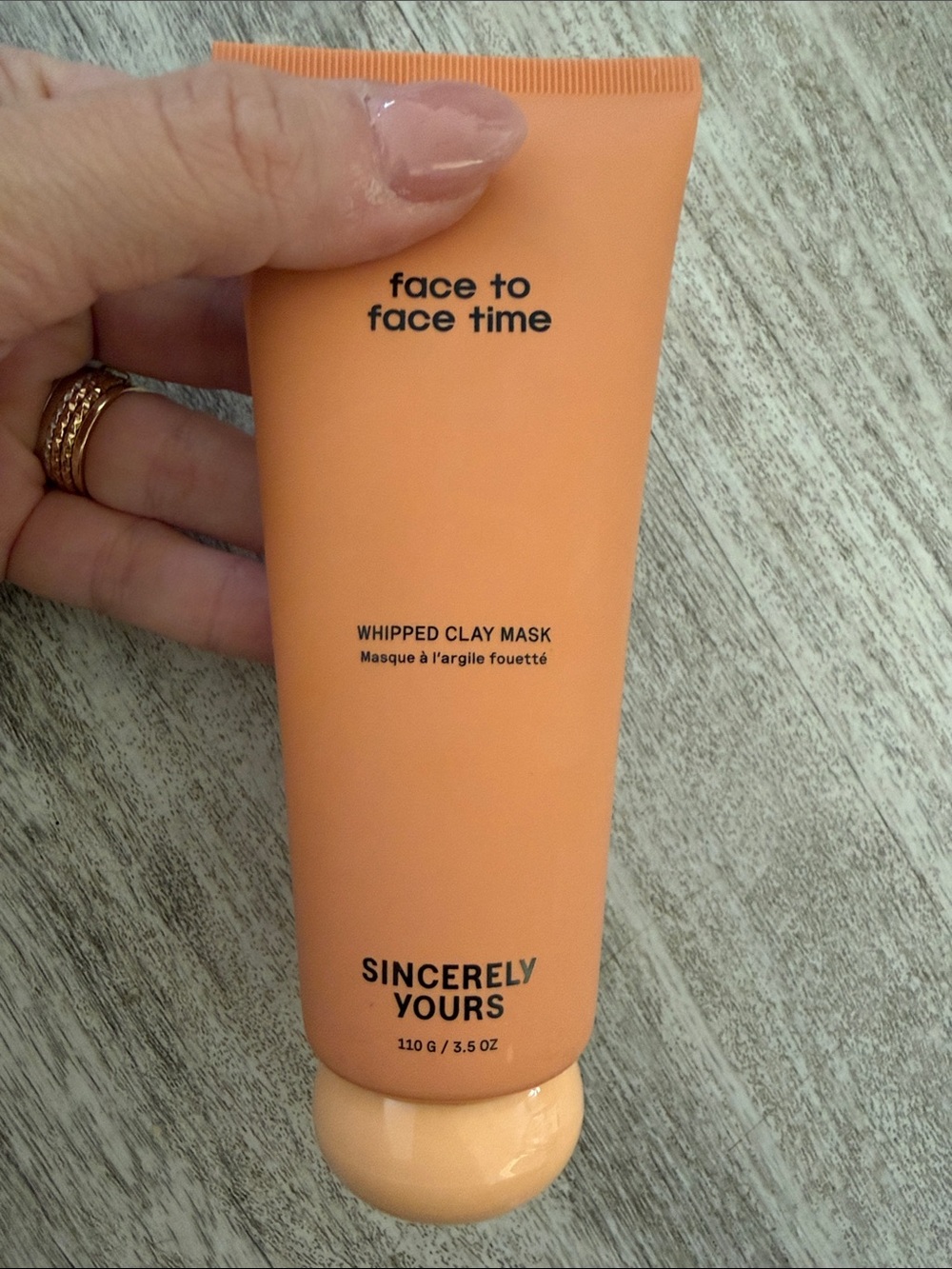 Whipped Clay Mask — Peach Orange